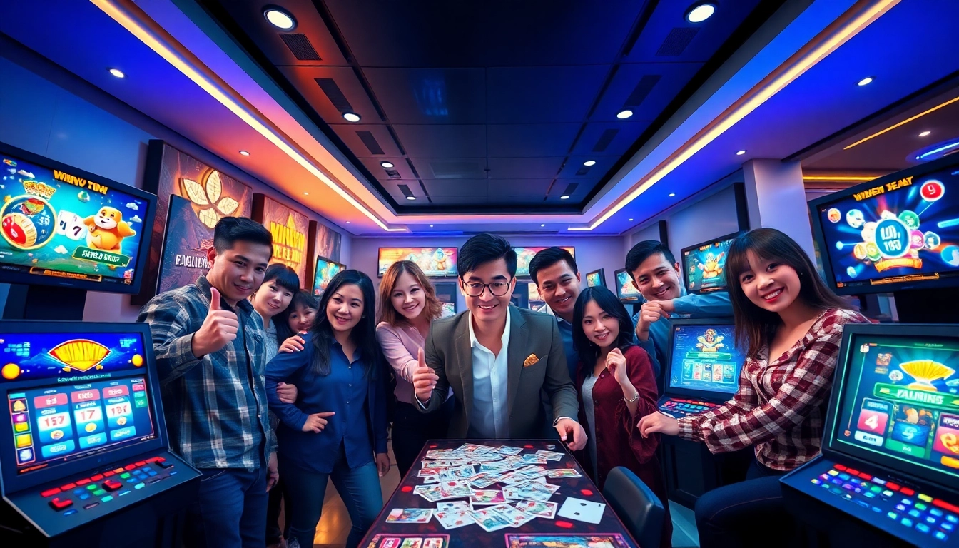 Experience the vibrant online gambling community at winvn88.live with diverse players enjoying engaging casino games.