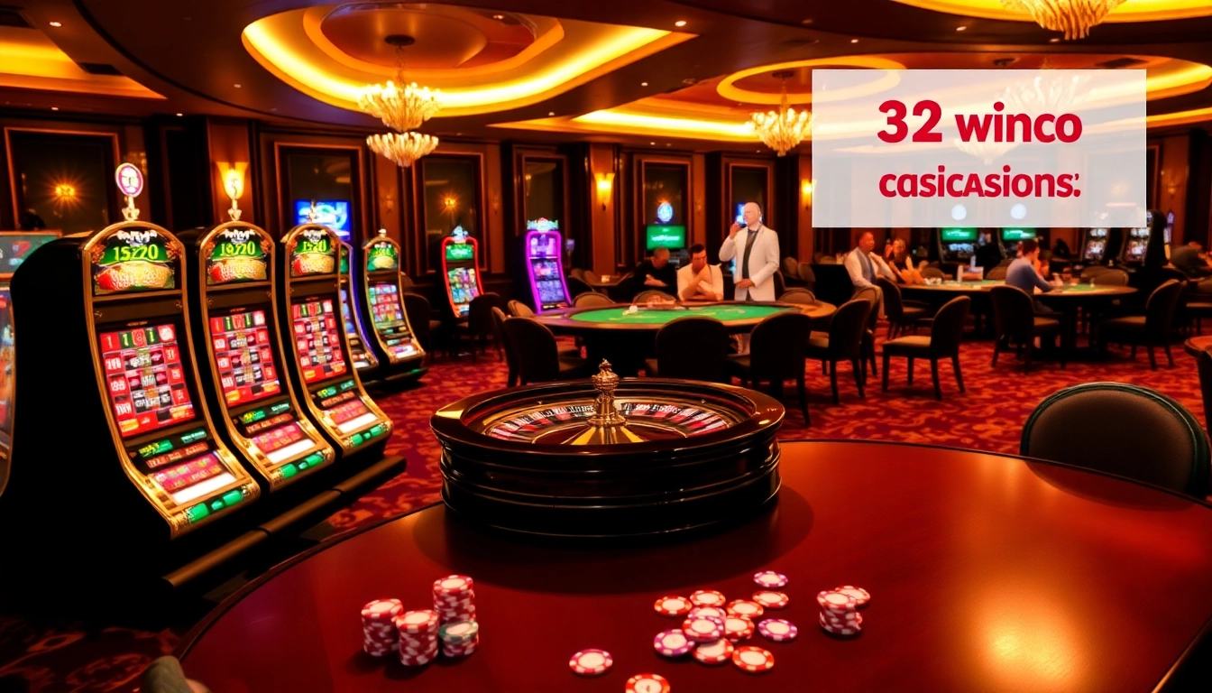 Experience the thrill of winning at https://32wincasino.com/ with vibrant casino games and luxurious settings.