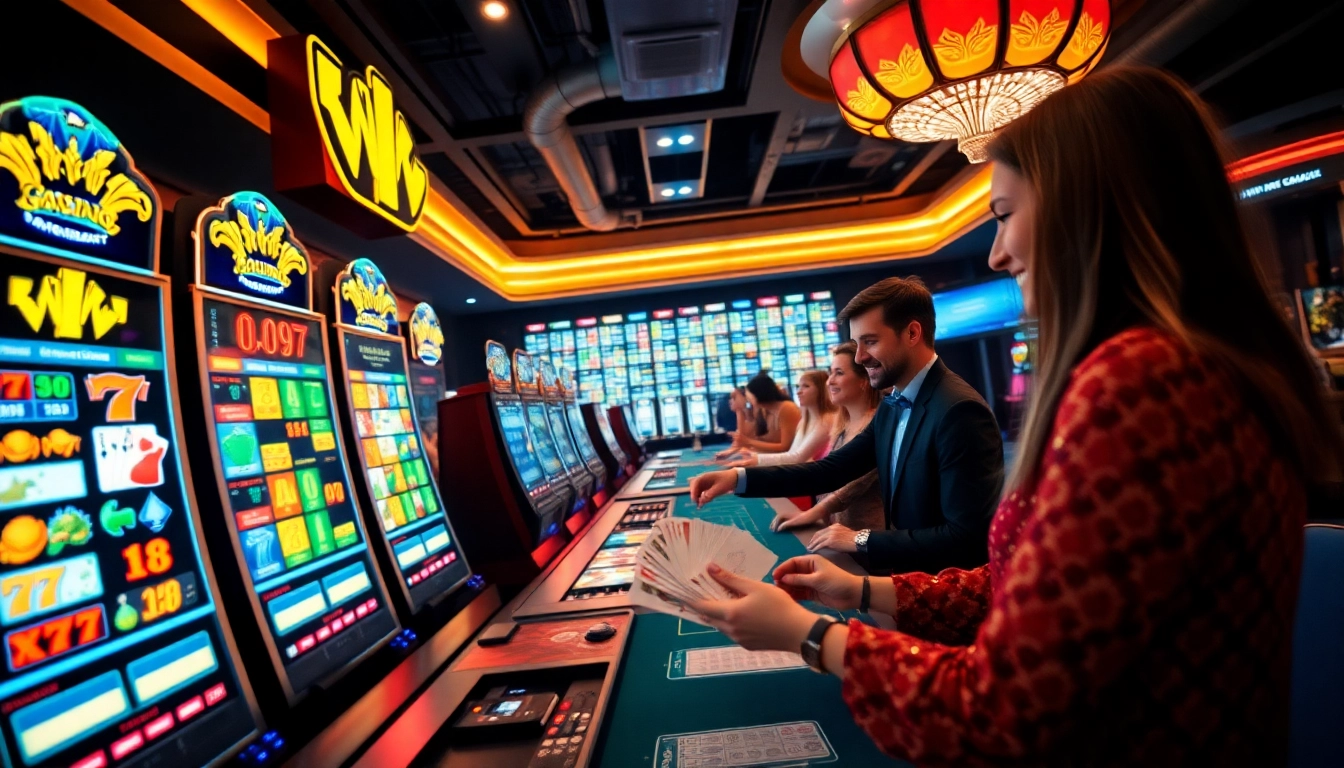 Exciting online casino experience at w88.nyc, showcasing vibrant games and engaging players.